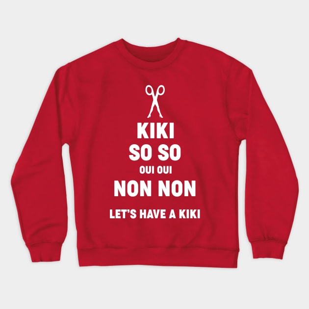 Let's Have a Kiki Crewneck Sweatshirt by So Red The Poppy